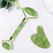 REJUV Jade Double Face Roller with Gua Sha